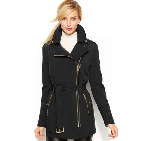 black michael kors jacket women's|Michael Kors parka women.